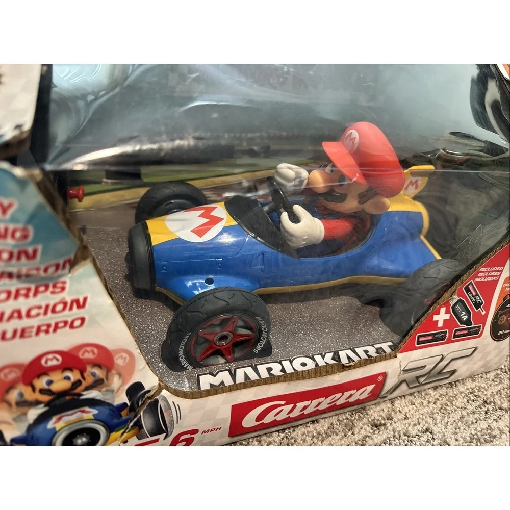Carrera RC Mario Kart Mach 8 Mario (Brand New In BOX)- (DAMAGED BOX) SEE‎ PICS